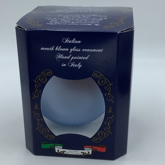 NWOT Mouth Blown Glass Gingerbread Ornament Hand Painted in Italy - Picture 8 of 12